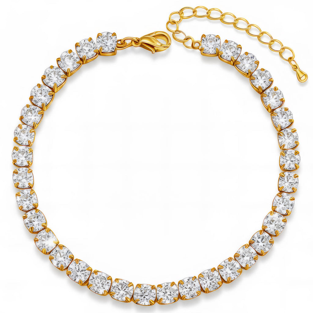 18k Gold plated tennis bracelet