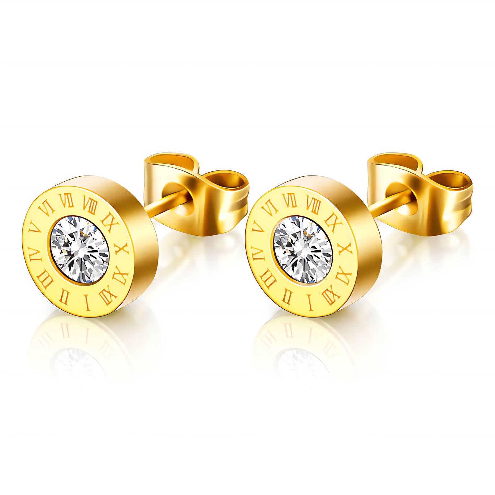 Roman Numeral studs