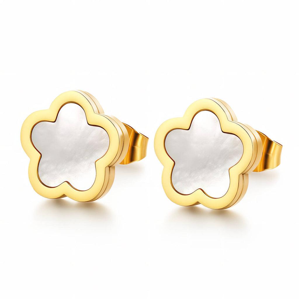 Meadow flower 18k Gold plated earrings