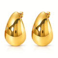 18k Gold plated teardrop earrings